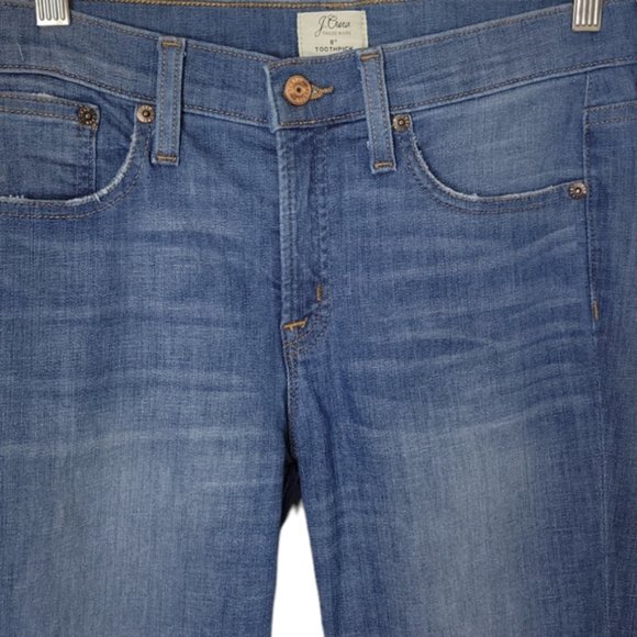 J. CREW 8" Toothpick Raw Hem Skinny Jeans - Picture 3 of 12
